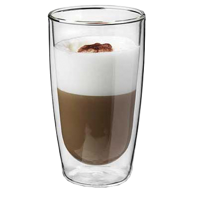 Papillon Café Latte 35cl dble paroi - 6 pcs